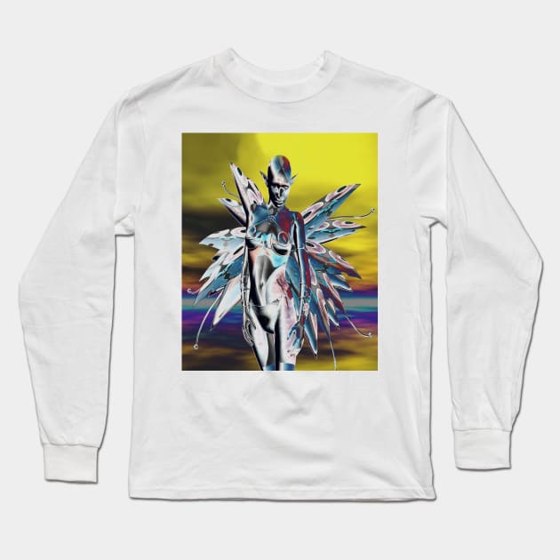 Metallic Elf Long Sleeve T-Shirt by icarusismartdesigns